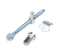 Hosrivae Kit de tuercas de tornillo ajustador de tensión de motosierra de 68 mm/73 mm de metal para sierra eléctrica gris plateado, compatible con motosierras eléctricas (68 mm)