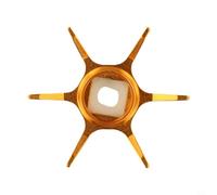 Hosrivae Llave de descarga de freno de carrete de aleación de aluminio con 60 mm de diámetro y seis estrellas de metal ampliado, compatible con Metanium/Antares DC/Curado (rosa)