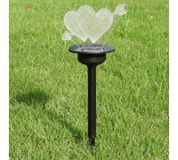 Hosrivae Luces LED de jardín al aire libre, impermeable, iluminación de camino, patio, entrada, patio, cama de flores, lámpara decorativa automática del atardecer al amanecer (A)
