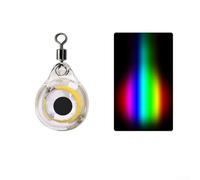 Hosrivae Luz LED subacuática para señuelos de peces con brillo, cuerpo ABS, núcleo de aleación de zinc, tiempo de funcionamiento de 30 horas, amplio rango de radiación, a prueba de fugas, rojo o