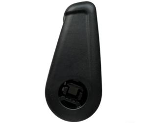 Hosrivae Mango de ajuste de asiento reclinable MK6 para A6 2011-2018, reemplaza 5C6881605B 5C6881606B, palanca de respaldo lateral del conductor o pasajero, reparación interior ABS (L negro)