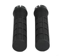 Hosrivae Manillar de aleación de aluminio para bicicletas de carretera y montaña, diámetro de abrazadera de 22 mm, diseño antideslizante de doble bloqueo, ligero, plegable (color negro)