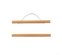 Hosrivae Marco de póster de madera de haya natural de 41 cm, kit magnético para colgar fotos, mapas, pergaminos, no necesita pegamento, juego de decoración de pared