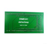 Hosrivae Módulo de terminal de tornillo de riel DIN para Arduino 2560 R3, placa ignífuga de grado VO con sistemas de automatización de control de rieles guía (solo placa)