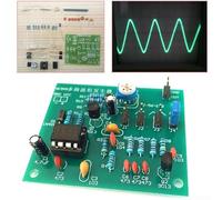 Hosrivae NE555 - Módulo generador de forma de onda multicanal - Fuente de señal de onda cuadrada de diente de sierra sinusoidal para electrónica de bricolaje, entrada CC 6-12 V, pin 2P