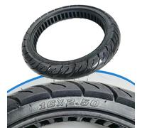 Hosrivae Neumático sólido de 16 pulgadas para bicicletas eléctricas, neumático de goma resistente a pinchazos, no deformable y duradero, negro, 1850 g