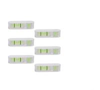 Hosrivae Nivel de burbuja tipo T - Nivel de vidrio acrílico verde y amarillo para medir la alineación de pan-inclinación, horizonte e inclinación, compatible con marcos de fotos, cámaras