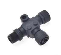 Hosrivae NMEA 2000 - Conector de rama en T para caída de la columna vertebral marina, clasificación IP67, divisor roscado de 5 pines de 12 mm para sistemas de navegación Simrad y yates