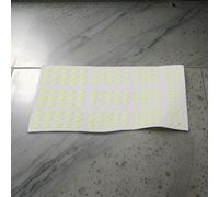 Hosrivae Ojos de señuelo de pesca 3D superluminosos para atar moscas, hoja de 183 piezas de ojos de goma suave que brillan en la oscuridad (3 mm/4 mm/5 mm/6 mm) - Amarre moscas para mate(A)