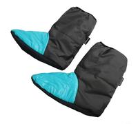 Hosrivae Orejeras térmicas de poliéster para sacos de dormir, resistentes al viento, elásticas, cálidas, para camping, senderismo y viajes (10.2 x 10.2 pulgadas, 120 g, 1 par) (verde)