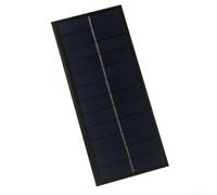 Hosrivae Panel solar de 2,5 W, 12 V/6 V, luces de jardín de carga de polisilicio el 19% de conversión, resina epoxi, mantenedor al aire libre, 213 x 92 mm (2,5 W6 V)