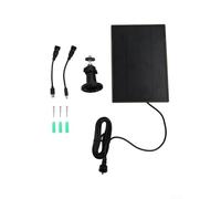 Hosrivae Panel solar para cámara de caza, panel solar de 5 V 3 W con 6000 mAh para cámaras de caza, IP66 resistente a la intemperie, sistema de protección de sobrecarga inteligente