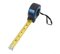 Hosrivae Paquete de 3 cintas métricas de 25 pies x 1 pulgada, cinta métrica retráctil con autobloqueo, regla ABS y TPR, construcción de talleres en casa, color negro