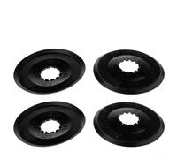 Hosrivae Paquete de 4 discos protectores de rueda libre para radios de rueda trasera, protector de casete de plástico, 135 mm de diámetro exterior x 38 mm de diámetro interior, ligero y resistente al