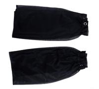 Hosrivae Paquete de 4 parasoles de coche para marco lateral, protector solar plegable de malla con ventosas, 70 x 50 cm, color negro para protección contra el calor en verano