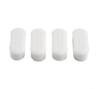 Hosrivae Paquete de 4 protectores de plástico blanco para asiento de inodoro para ajuste de altura y antideslizante, compatible con la mayoría de asientos de inodoro estándar, 5 x 2 x 1,7 cm (1,97 x 0