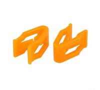 Hosrivae Paquete de 50 consolas centrales para clips de panel de DVD para tablero y retenedor de molduras, nailon naranja para Ford y Mercury, 14 mm de largo, 8,7 mm de ancho