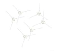 Hosrivae Paquete de 6 cerdas flexibles de repuesto para limpiador lateral de robot confiable Bxrv500e con cepillos compatibles con Bxrv500e, serie de montaje al vacío para Blackdecker Nylon