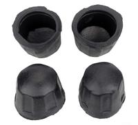 Hosrivae Para cubiertas de tuercas de eje ATV, polvo de goma para quad y Go Kart de 50 ccc-125 cc, negro, juego de 4 piezas, reemplazo directo, ajuste de alta universalidad