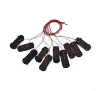 Hosrivae Para piezas de tren de coche modelo iluminado escala HO, 1:87-1:100, 45×16×11 milímetros, 6V con cables y bombillas, para diseños de ferrocarril modelo