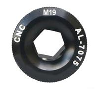 Hosrivae Perno de fijación de brazo de manivela de aleación de aluminio para bielas - Tornillo de eje central BB M15//M19/M20, negro, 9 g, compatible con bicicleta de carretera y montaje (rojo)