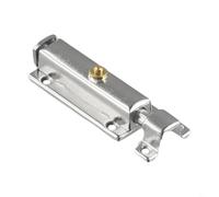 Hosrivae Pestillo de acero inoxidable con resorte automático para puertas de puerta, cierre automático, pestillo de retorno de acero, armarios deslizantes de seguridad cargados para armarios (4
