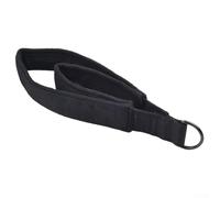 Hosrivae Pilates - Correas de pie de doble bucle para Reformer - Paquete de 2 correas de algodón con anillos en D, textura de forro polar antideslizante, longitud ajustable para el hogar y