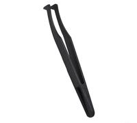 Hosrivae Pinzas antiestáticas de fibra de carbono, reparación electrónica de punta curva de 120 mm y uso cosmético - Herramienta manual de punta fina segura para ESD (E)