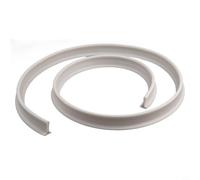 Hosrivae Plus - Tira de barrera de agua flexible para fregadero, 1 m, goma TPE, plegable, para ducha o respaldo, longitud adhesiva de 2 m para baño (2 m)