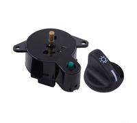 Hosrivae Pomo de control del interruptor de la lámpara de faro delantero 3L5Z-11654-BA compatible con camión 2005-2012 sustituye a F2DZ11666A piezas interiores de repuesto directo