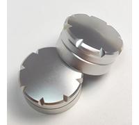 Hosrivae Pomo mecánico de ajuste de freno de aleación de aluminio para carrete de pesca Daiwa para Alpha, para carretes Steez y Baitcasting, 16,3 mm x 8 mm, 1,4 g (plateado)