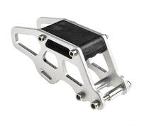 Hosrivae Protector de guía de cadena de motocicleta, construcción de aleación de aluminio para protección todoterreno, compatible con CR/CRF 125-450 Series (blanco)