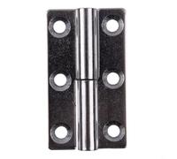 Hosrivae Puerta de acero inoxidable 304 que se levanta con bandera extraíble para gabinete, bisagras tipo bisagras desmontables para armario y bisagra (2.5 pulgadas a la derecha)