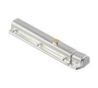 Hosrivae Puerta de acero inoxidable con resorte para puertas correderas automáticas, cierre de seguridad, armarios para pestillo de retorno (6 pulgadas)