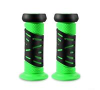 Hosrivae Puños de goma para manillar de bicicletas y scooters infantiles, antideslizantes, para una fácil instalación, par de colores surtidos (rojo/azul/rosa/verde/naranja/amarillo/negro (verde)