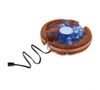 Hosrivae QZ100 - Enfriador de CPU con radiador de doble tubo de calor y ventilador silencioso de rodamiento hidráulico de 22 dB para LGA 775/1150/1155/1156, AM3, FM2+, compatible con y para