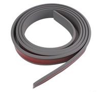 Hosrivae Rampa de umbral de garaje, 3 m x 5 cm, tira de transición de goma para sillas de ruedas, scooters y cochecitos, antideslizante, para una fácil instalación (gris)