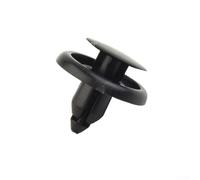 Hosrivae Remaches de plástico de 7 mm para molduras de parachoques de coche, 30 clips de retención negros compatibles con tamaño de agujero de 7 mm, molduras y molduras exteriores de automóviles