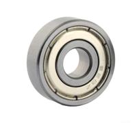 Hosrivae Rodamiento de bolas de ranura profunda 638ZZ 2RS, acero de rodamiento de 8 x 28 x 9 mm, motores de rodamientos radiales de bajo ruido, maquinaria y equipo, 1 paquete (638ZZ)