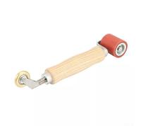 Hosrivae Rodillo de costura de cabeza para coche, herramienta de presión de silicona con rodamientos de latón, soldadura de lona de PVC, cabezas verdes y rojas (cabezas rojas)
