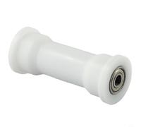 Hosrivae Rueda de rodamiento de rodillos para máquina de remo, 38,3 mm de diámetro exterior x 8 mm de diámetro interior x 92,3 mm de largo, accesorio de equipo de fitness de metal y plástico para