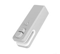 Hosrivae Sellador de bolsas, máquina de sellado térmico 2 en 1 recargable por USB con bolsas de almacenamiento de aperitivos y alimentos, sellador de cocina portátil, blanco, compacto de mano (gris)