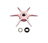 Hosrivae Six Star - Kit de arandelas de arrastre para carretes BF7/BF8/IB7/IB8 y Zenon, piezas de carrete de pesca de metal de 64 mm, no requiere cambio de eje, incluido (rosa)