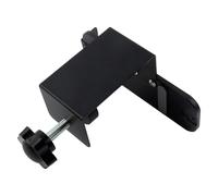 Hosrivae Soporte antirrobo de acero inoxidable para timbre de puerta de video sin taladro, para intermitentes, anillos y otros timbres, se adapta a puertas de 0.5 a 2 pulgadas (negro)