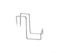 Hosrivae Soporte de esponja de fregadero de acero inoxidable, organizador de cocina colgante ajustable, estante a prueba de óxido para esponjas y estropajos, solución moderna de almacenamiento para el