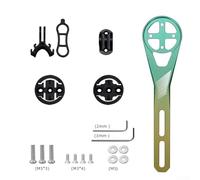 Hosrivae Soporte de extensión de aleación de aluminio para ordenador de bicicleta Elemnt Bolt/Roam/Mini GPS, 28,6 mm de diámetro x 5 mm de grosor, color negro