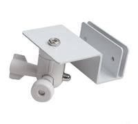 Hosrivae Soporte de montaje en panel solar de aleación de aluminio para cámaras ARLO HD, Light, ULTRA, 2, 3, | Montaje en canalón con rotación de 360 ° e inclinación de 180 °, negro (blanco)