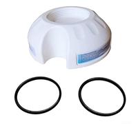 Hosrivae Tapa de limpieza de celdas de sal de piscina con juntas tóricas para Hayward AquaRite y para Pentair 520670 Kit de clorador - Color blanco resistente