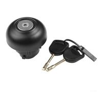 Hosrivae Tapa de llenado de depósito de combustible con 2 llaves - Tapa de metal diésel para Ford Transit Mk7 (2006-2018) OEM 9c119k163aa / 1715043 reemplazo directo