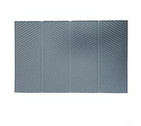 Hosrivae Tapete plegable de silicona para secar platos, 58 x 38 cm, resistente al calor, tapete de drenaje para encimera de cocina, salvamanteles antideslizante y posavasos, apto para lavavajillas
